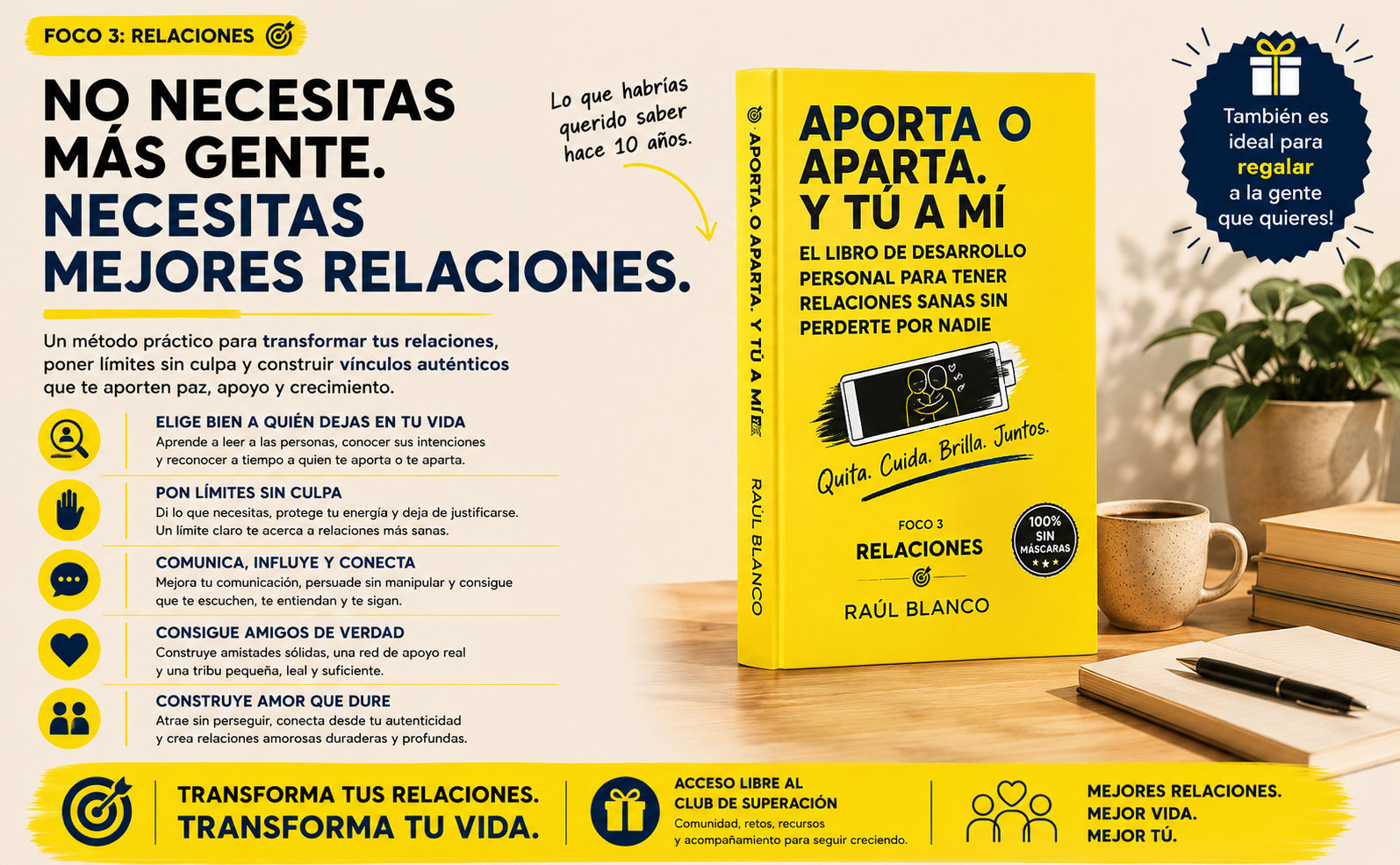 No necesitas más gente, necesitas mejores relaciones