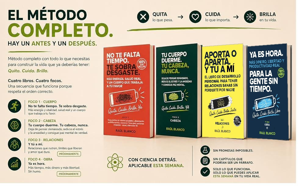 El método completo Quita. Cuida. Brilla.